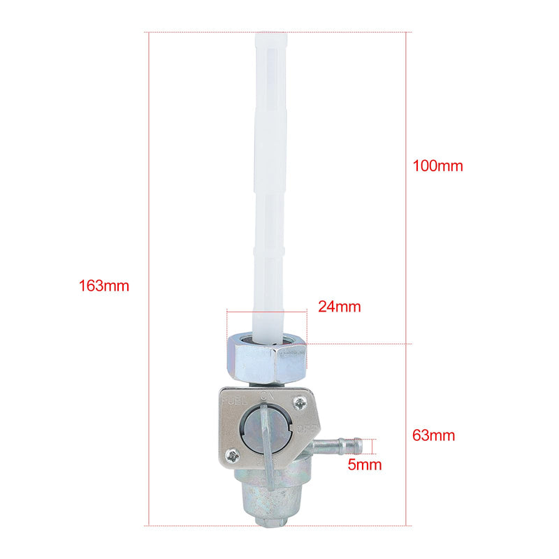 Savior Gas Fuel Tank Switch Valve Petcock for Honda TRX250 TRX250X TRX300 TRX200SX TRX300EX ATC350X Fourtrax 1985 1986 1987 1988 Petcock Fuel Shut Off Valve Replacement Parts W Fuel Filter Fuel Hose
