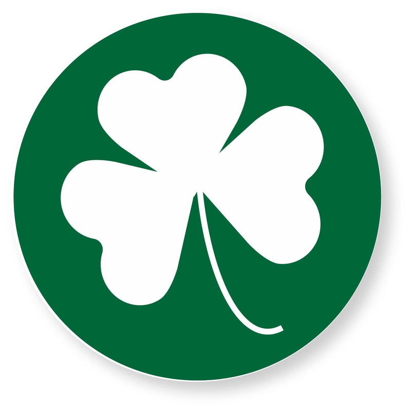 ChromaLabel 3/4" Permanent Shamrock Dot Sticker Pack, 840 Labels, 20 Sheets/Pack, Version 9 3/4" Diameter