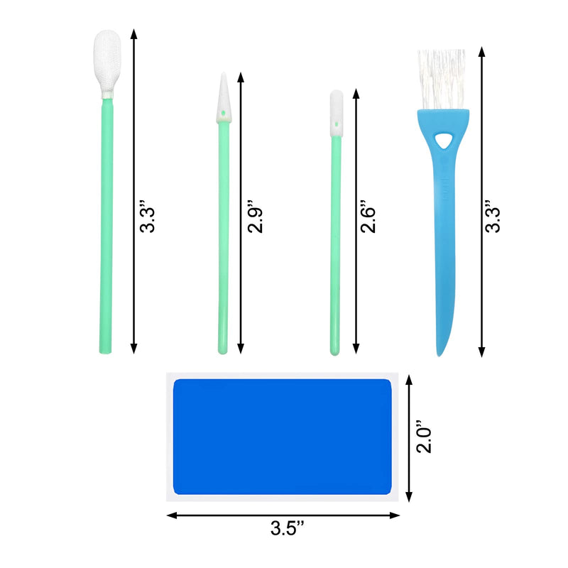 Quacc 20 PCS Cell Phone Cleaning Kit USB Charging Port and Headphone Jack Cleaner Camera Cleaning Brush Set Compatible with iPhone, iPad, Airpod, Laptop and Other Electronics