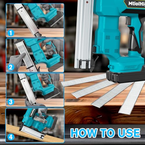 MtiolHig 18 Gauge Brad nails 2 inch, 1 1/2 inch, 1 1/4 inch, 1 inch, 5/8 inch | 5000 Count 18ga Brad Nails for Pneumatic, Electric Brad Nailer | Galvanized | Universal Brad Nails