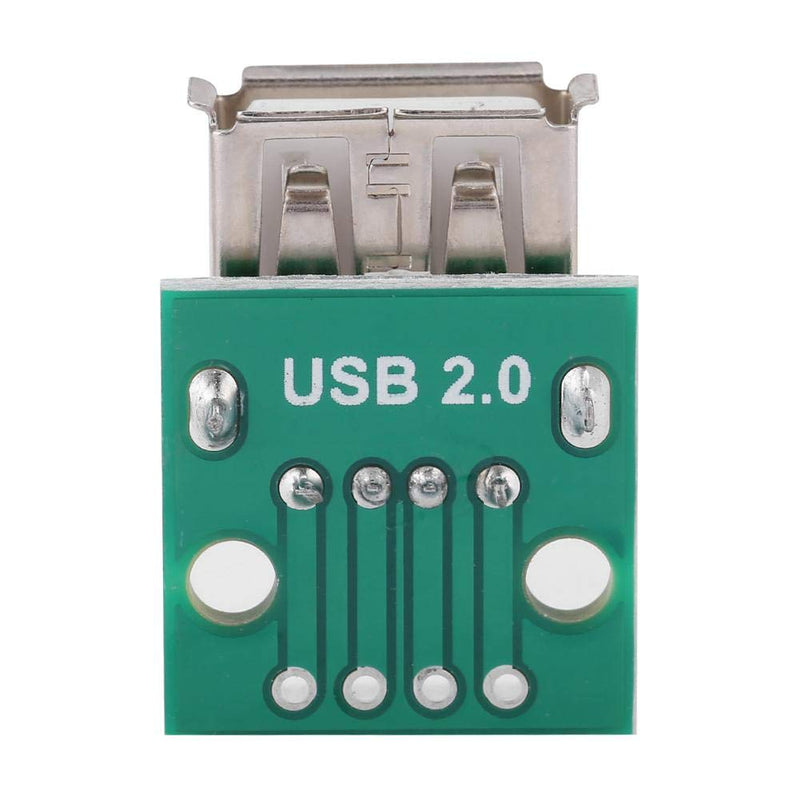 Keenso USB Breakout Board Pack of 10 USB Type A Female Breakout Board 2.54 mm Pitch Adapter Plug DIP