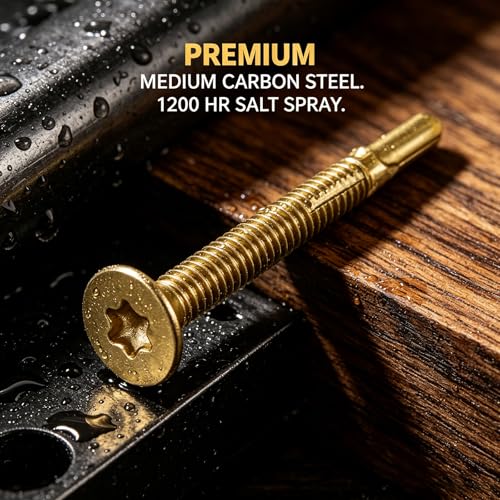 100 PCS #14 x 2-3/4" Trailer Deck Screws Star Drive Self Tapping