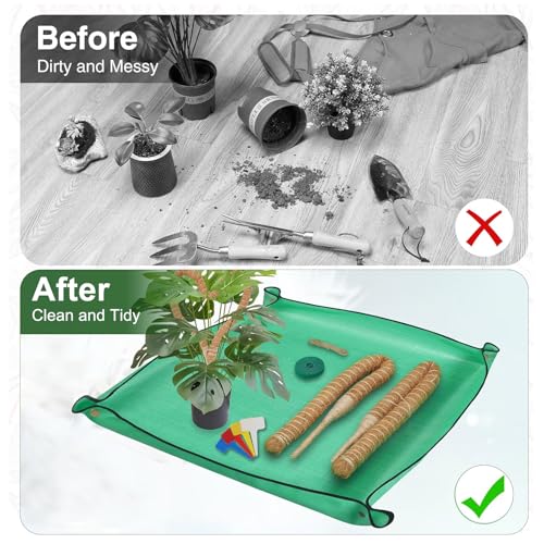 Garden Floral Tool Set with Tote, for Women Plant Lovers Blue