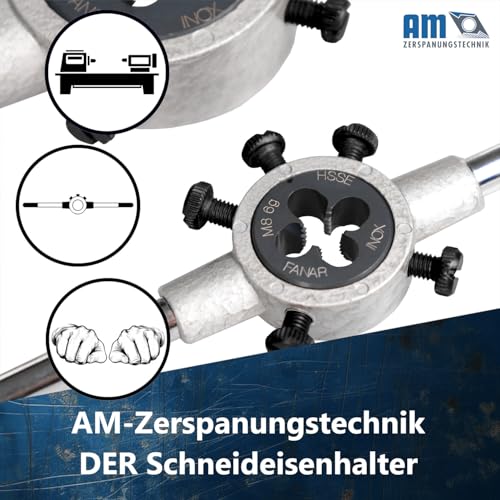 Die Holder 38 x 14 mm | PRO Thread Die Holder DIN225 | Choice of Different Holders (Diameter 38 x 14 mm) Ø38x14 mm