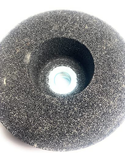SIGNI 4 inch Silicon Carbide Grinding Stone with 5/8 Arbor for Grinding Masonry (46 Grit) 46 Grit