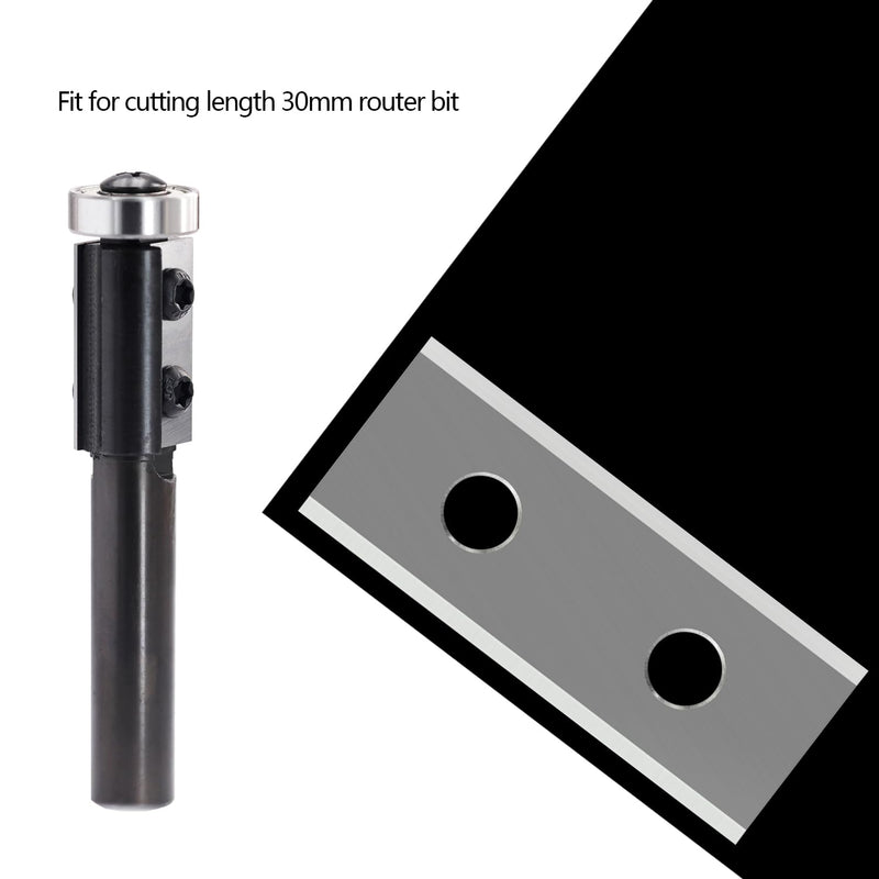 1.18" 30mm Carbide Inserts Scraper Blades for Paint Scraper Hand-Held Scrapers Spiral Helical Planer Cutter Heads and Router Bits 30x12x1.5mm
