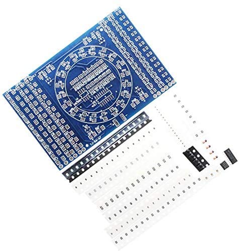 Rotating LED SMD NE555 Soldering Practice Board DIY Kit Fanny Skill Training DIY Kit Electronic PCB Board Module Kit
