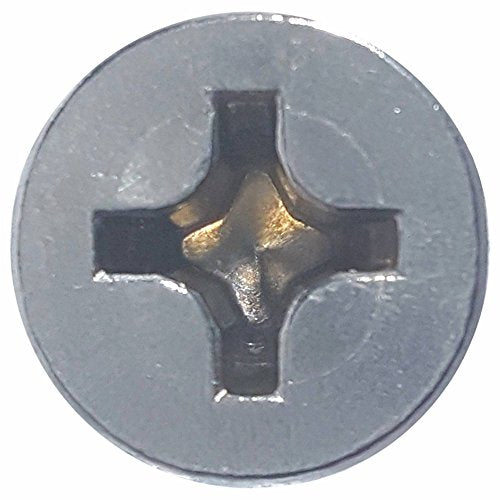 3/8-16 x 3 Flat Head Machine Screws, Phillips Drive, Stainless Steel 18-8, Full Thread, Bright Finish, Machine Thread, Quantity 10 By Fastenere 3/8-16 x 3" (10 Pack)
