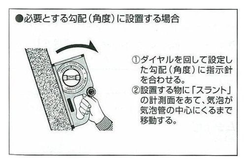 Tajima protractor/inclinometer (rotating spirit level, double scale for angle or inclination) - SLT200MY SLT200, magnetic aluminum housing