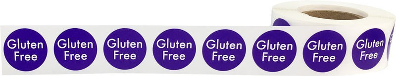 Gluten Free Food Rotation Labels .75 Inch Round Circle Dots 500 Adhesive Stickers (Pack of 2) 3/4" Circle (Pack of 2)