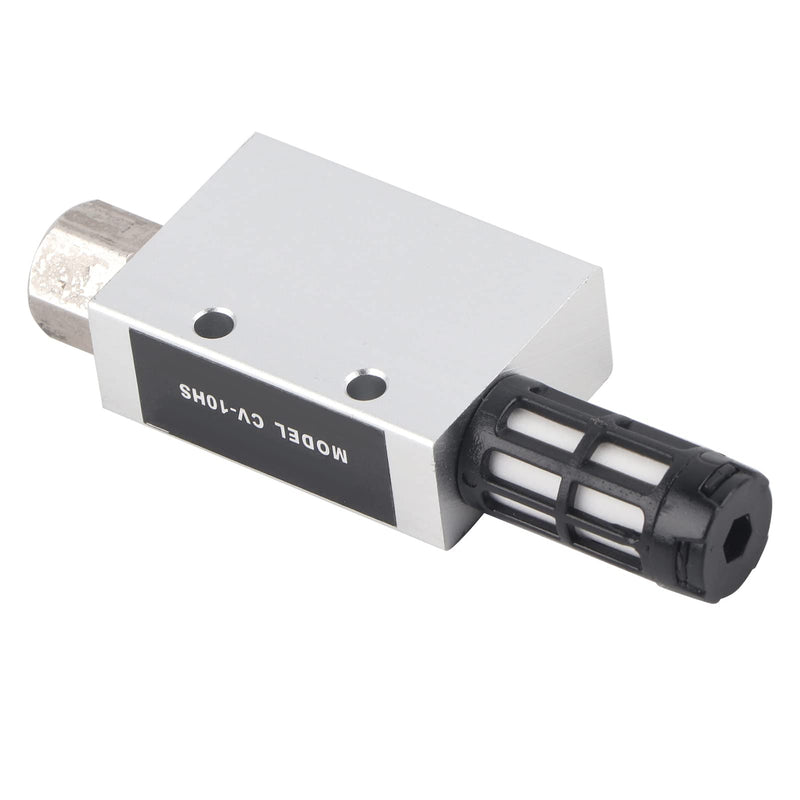 Compressed Air Vacuum Venturi, YosooCv-10Hs Pneumatic Air Exhaust Vacuum Generator Ejector with Sound Muffler