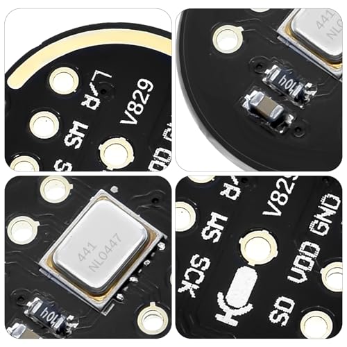 Pack of 3 INMP441 Omnidirectional Microphone Module 24 Bit I2S Interface Digital Output Compatible with ESP-32 Arduino