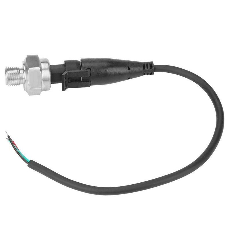 Stainless Steel Pressure Sensor, G1/4 Inch 5V Output 0.5-4.5V/0-5V Pressure Transmitter, Sensor Input for Oil, Fuel, Gas, Air, Water (0-150 PSI) 0--150PSI