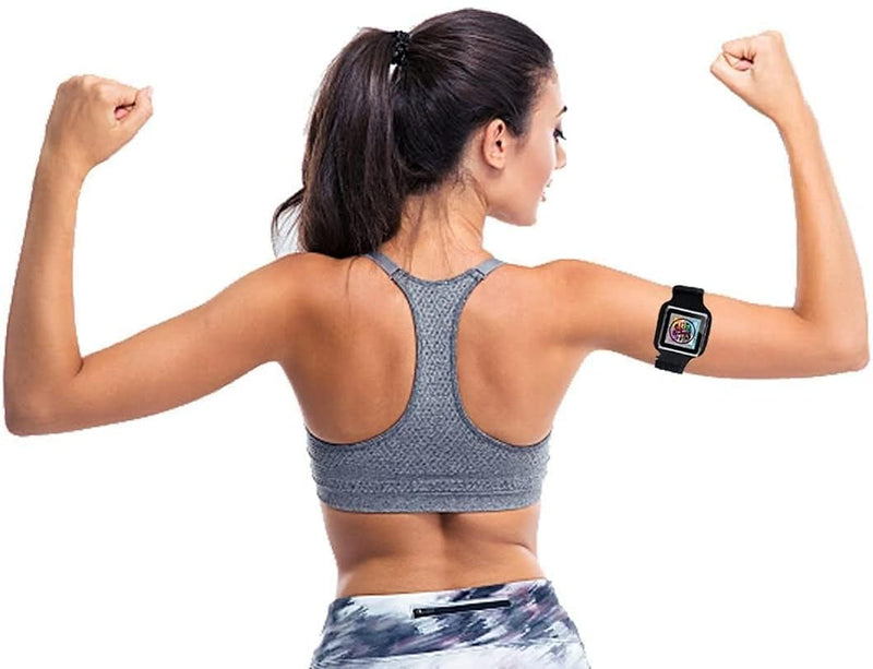 SOO Suede Armband for Apple iPod Nano 6 Generation & iPod Shuffle 1st 2nd 3rd 4th 6th Generation Models A1373 A1271 A1204 A1112 A1051