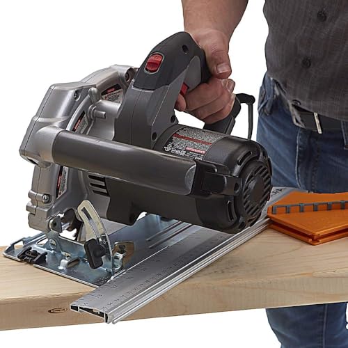 Bora QuickCut Circular Saw Guide with Rail & Angle Assist; All-in-One Woodworking Tool, 530416