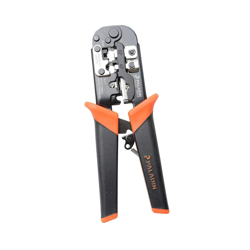 Paladin Tools Network Tool Bundle - Includes Modular Data Crimper, Cable Cutter/Stripper, Non-Impact Punchdown Tool, RJ45 Connectors, RJ11 Connectors