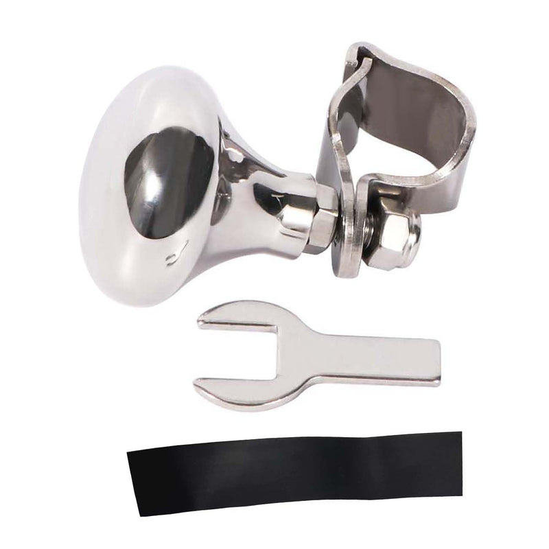 AISI 316 Stainless Steel Boat Steering Wheel Knob, Steering Wheel Maneuvering Knob Large Knob