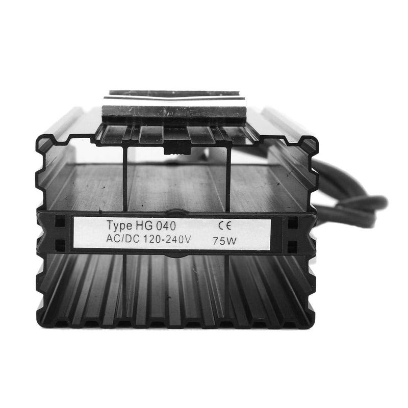 75 W Heating Element Heater Constant Temperature Thermistor Heater 35 DIN Rail Mounting 120-240 V