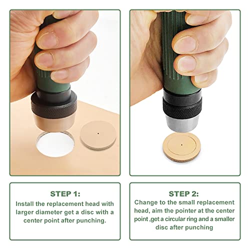 12 in 1 Hollow Hole Punch Set,Gasket Hollow Puncher,Leather Punch.
