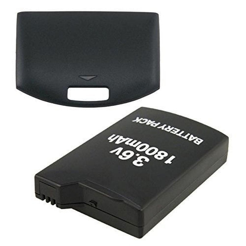 Black Battery Cover Door Case for PSP 1000 1001 Fat Replacement Cases and Storage Accessories