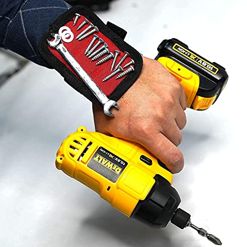 MELOTOUGH 1 Pack Magnetic Tool Belt Suspenders & 1 Pack Tool Holster Cordless Drill Holster