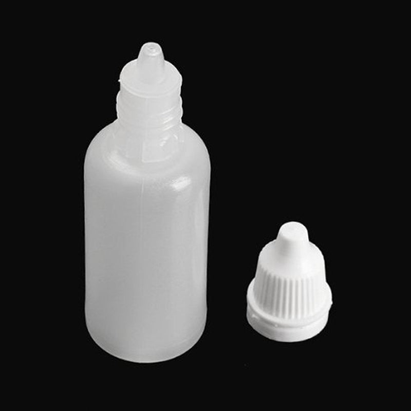 esowemsn 50pcs Plastic Empty Squeezable Eyedrops Dropping Bottle Eye Liquid Dropper- Plug Can Removable the Lip Can Be Screwed On (20ml) (Pack of 2) 50 Count (Pack of 2)