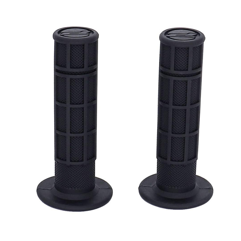 ATV Hand Grips 7/8" Soft Rubber Grip Compatible with ATV Arctic Cat Suzuki Yamaha Kawasaki Honda 400ex -Black