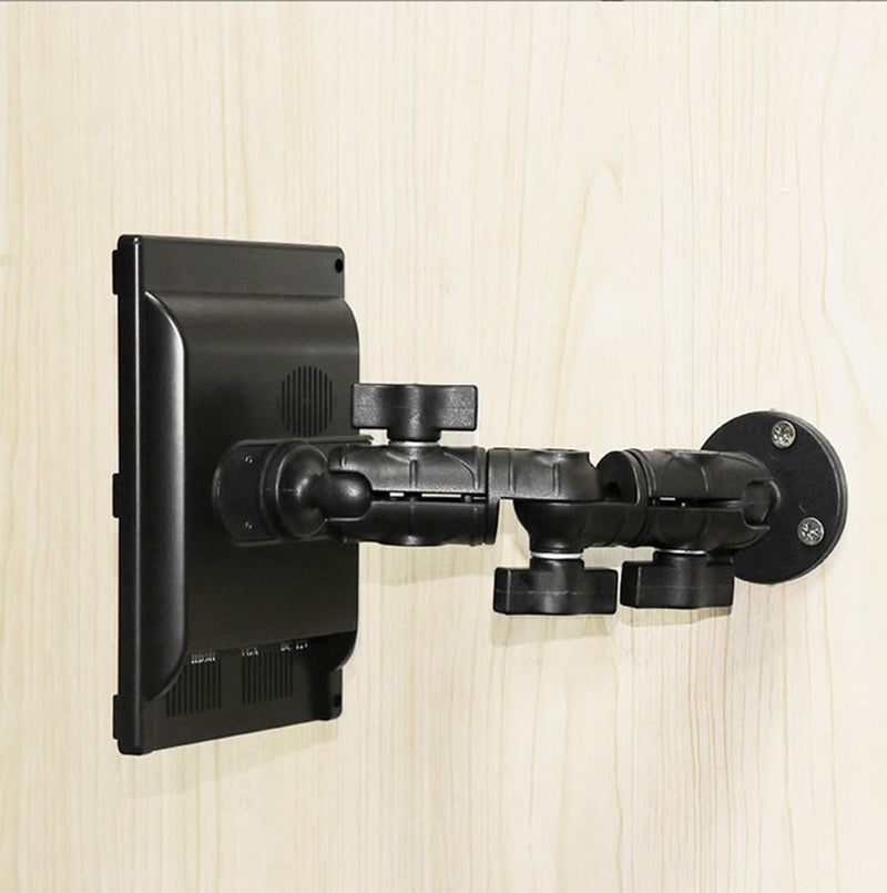 Strg 1'' Ball Mount with Aluminum Alloy Round Plate, Universal Electronic Device Mounting Ball Base with AMPS Holes Compatible with RAM Mount and All 1 Inch/B Size/ 25MM Ball Double Socket Arms Base Diameter: 63mm