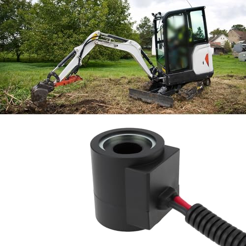 Solenoid Coil 12V for Excavator 6678984 Compatible with Bobcat E16 319 320 322 325 425 428 430 435