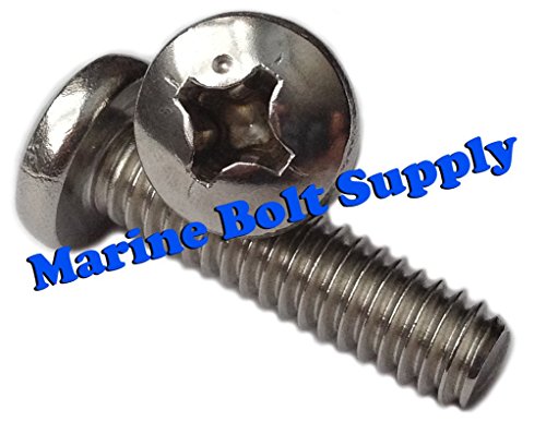 Type 316 Stainless Steel Phillips Pan Machine Screw Kit Marine Bolt Supply 6-111316