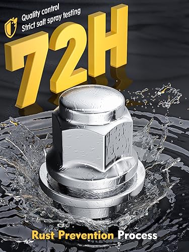 MIKKUPPA M12x1.5 Lug Nuts 20pcs One-Piece Chrome OEM Style Mag Seat Lug Nuts - M12x1.5 Wheel Lock Lug Nuts Replacement for Toyota Lexus OEM:00276-00901