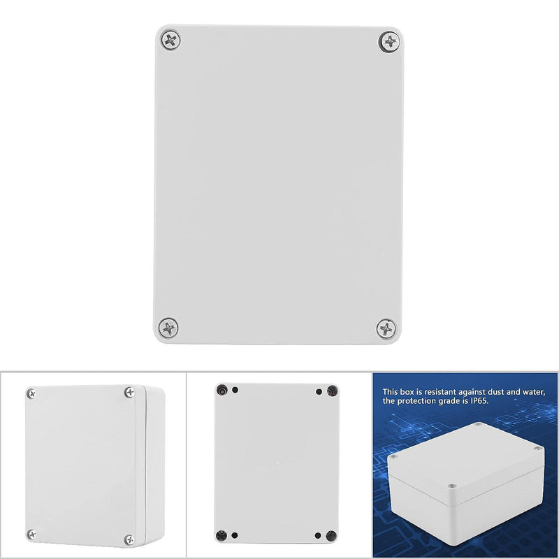 Junction box, 15 size selection, junction box, waterproof IP65 junction box, surface-mounted junction box, ABS electrical junction boxes, DIY plastic case, distribution box (11.5 x 9 x 5.5 cm), 115 x 90 x 55 mm