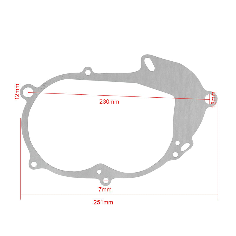 FLYPIG PW50 Clutch Cover Gasket Crankcase Gasket for Yamaha PW 50 Y-Zinger YF60 LC50 QT50 MJ50 YT60 Motor Dirt Bike Scooter Motorcycle 1