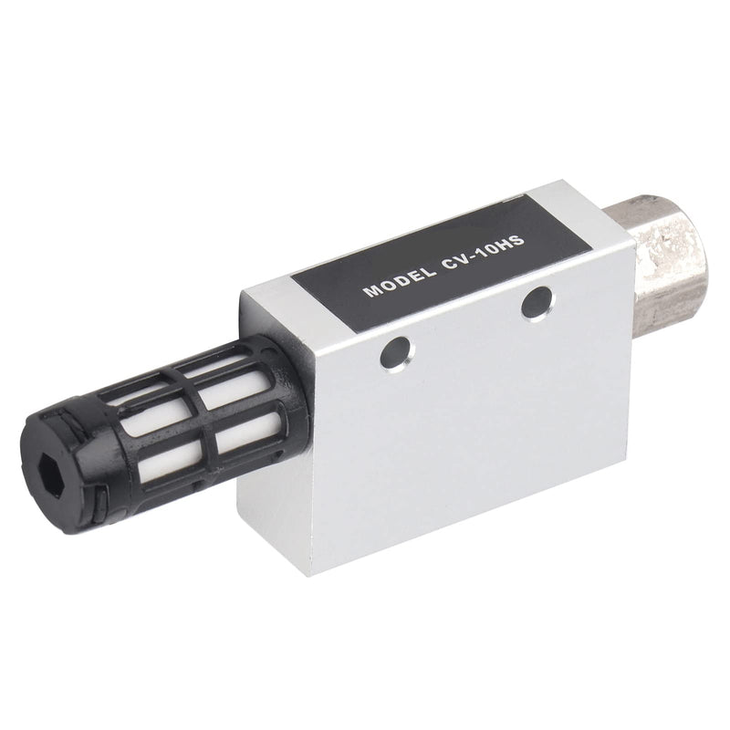 Compressed Air Vacuum Venturi, YosooCv-10Hs Pneumatic Air Exhaust Vacuum Generator Ejector with Sound Muffler
