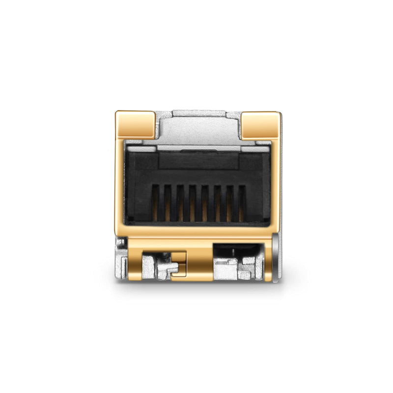 10GBase-T SFP+ RJ45 Transceiver, 10G-T Copper RJ45 Module, up to 30 Meters, Compatible for Arista SFP-10GE-T and Other Open Switches 10GBase-T: 30m