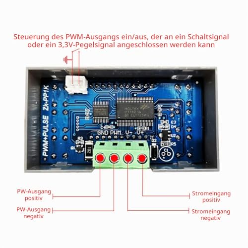 PWM Signal Generator, 1HZ~150KHz, Dual Mode Generator, Adjustable Pulse Rate Shutdown Ratio, Rectangular Square Shaft Module with Housing