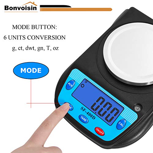 Bonvoisin 600g Lab Scale with 500g Calibration Weight