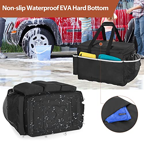 HODRANT Extra-Large Detailing Bag with Waterproof EVA Hard Bottom