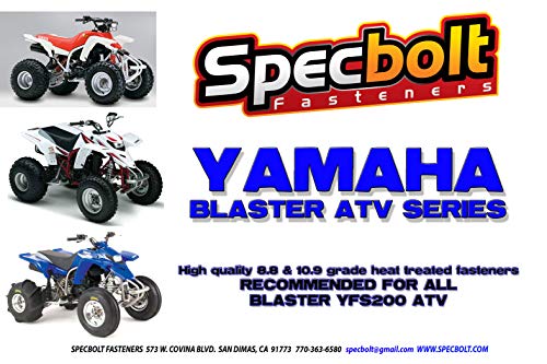 250pc Specbolt Yamaha Blaster Bolt Kit for Maintenance & Restoration OEM Spec Fasteners ATV Quad YFS200