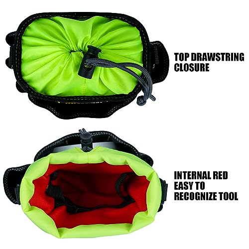 KUNN Garden Tool Waist Belt & Tool Pouch with Belt Clip
