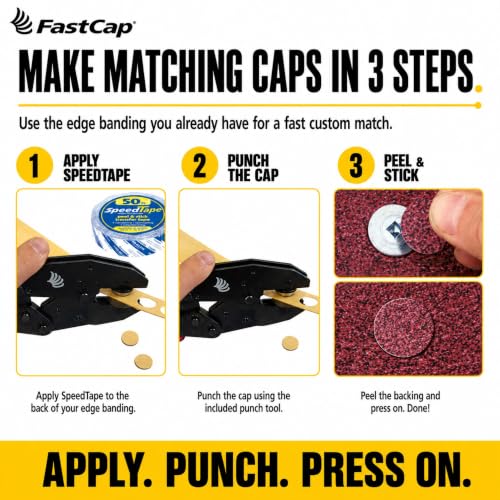 FastCap Custom Color Punch Kit Basic for Making Peel-and-Stick FastCaps