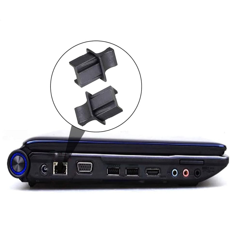 Pack of 30 silicone dust protection RJ45 port dust protection RJ45 cover dust protection PC cover dust protection PC, switch, router RJ45 port plug cover, suitable for idle RJ45 port dust protection