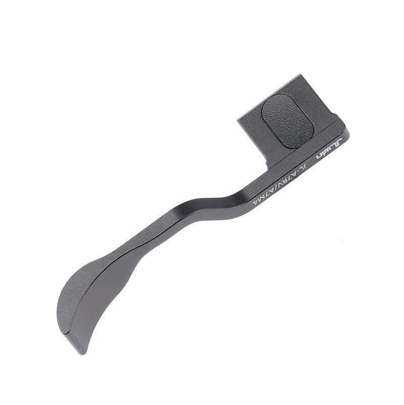 FocusFoto Metal Thumb Up Grip Hot Shoe Cover Mount for Sony Alpha 7 IV (ILCE-7M4 / A7 IV), Alpha 7R V (ILCE-7RM5 / A7R V) Mirrorless Camera, Aluminum Alloy Finger Thumb Rest Handle (Black)
