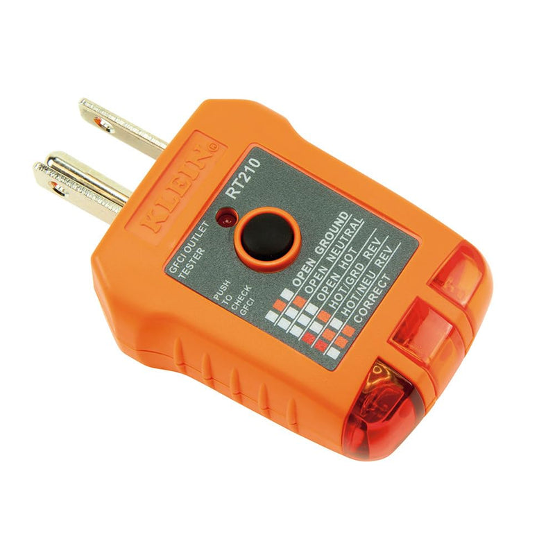 Klein Tools ET40VP Voltage Test Kit, GFCI Receptacle Tester, AC/DC Voltage Tester, Detects Common Electrical Wiring Problems Digital Tester Kit