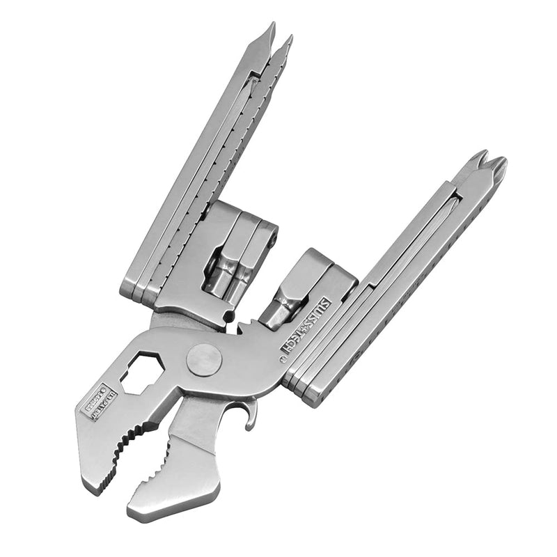 SWISS+TECH ST53130 Pocket Multi-Tool Kit (22-in-1) Tool with Wrenches, Allen Drivers (Single Pack) single pack