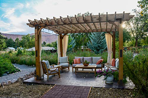 National Hardware N800-011 Structural Post Base Outdoor Reinforcement Hardware Reinforcement for Mailboxes Pergolas and Gazebos Use 6x6 Lumber Install to Concrete or Stone, 5 X 5 1/2 X 5 5/8, Black Hartley Collection, Black