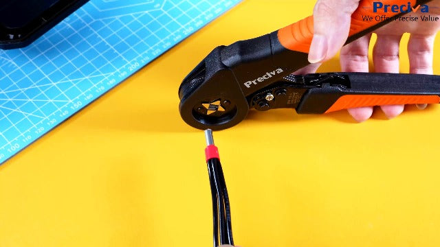 Preciva Ferrule Crimping Tool Kit with Wire Stripper, Quadrilateral Ferrule Crimper for AWG 28-5（0.08-16mm²） Self-Adjustable Ratchet Ferrule Terminals Crimping Tool with 1660Pcs Ferrules Connectors Quadrilateral Ferrule Crimping Tool Kit