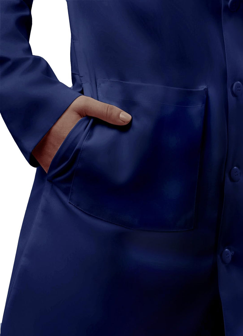 Adar Universal Unisex Lab Coats - Classic 39" Lab Coat 44 Navy