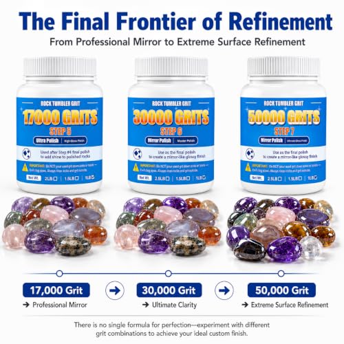 50000 Grit Aluminum Oxide & Red Cerium Oxide Polish Bundle
