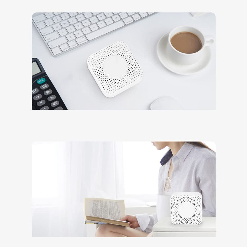 Irfora Tuya WiFi Intelligent Air Quality Monitor 6-in-1 Air Housekeeper PM2.5/Formaldehyde/VOC/CO2/Temperature/Humidity Detector Compatible with Home for Home Office